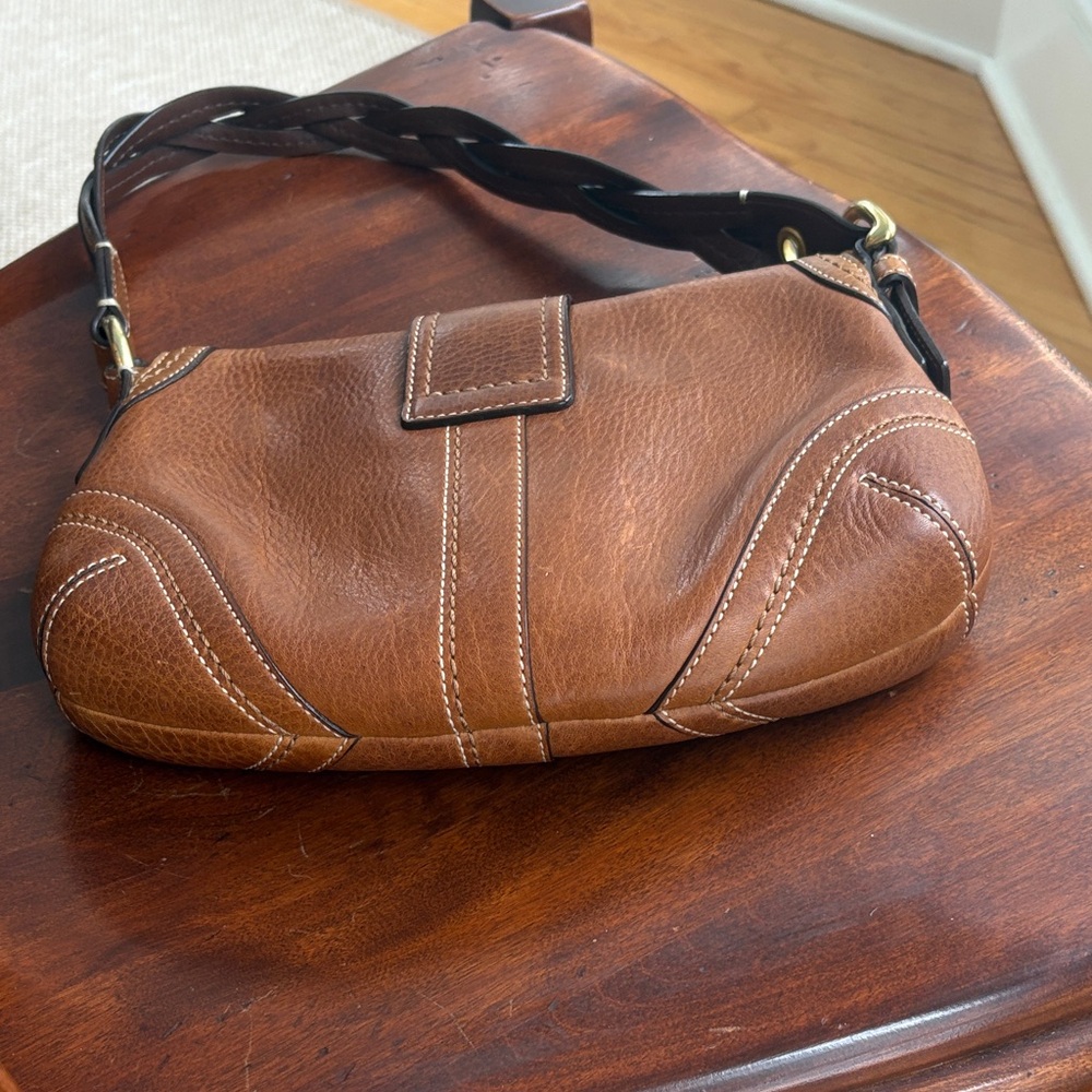 RARE!!! Vintage Coach Y2K 10317 Braided SoHo Bag with Solid Brass Hardware - Picture 6 of 14